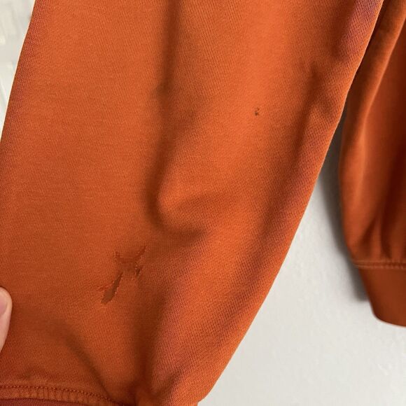 Armani Exchange Mens Orange Hoodie Size XL - Picture 4 of 9